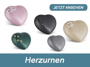 Sage es mit dem Herzen! Wunderschöne Herzurne mit Swarovski-Elementen in verschiedenen Farben und Größen erhältich für Hund und Katze