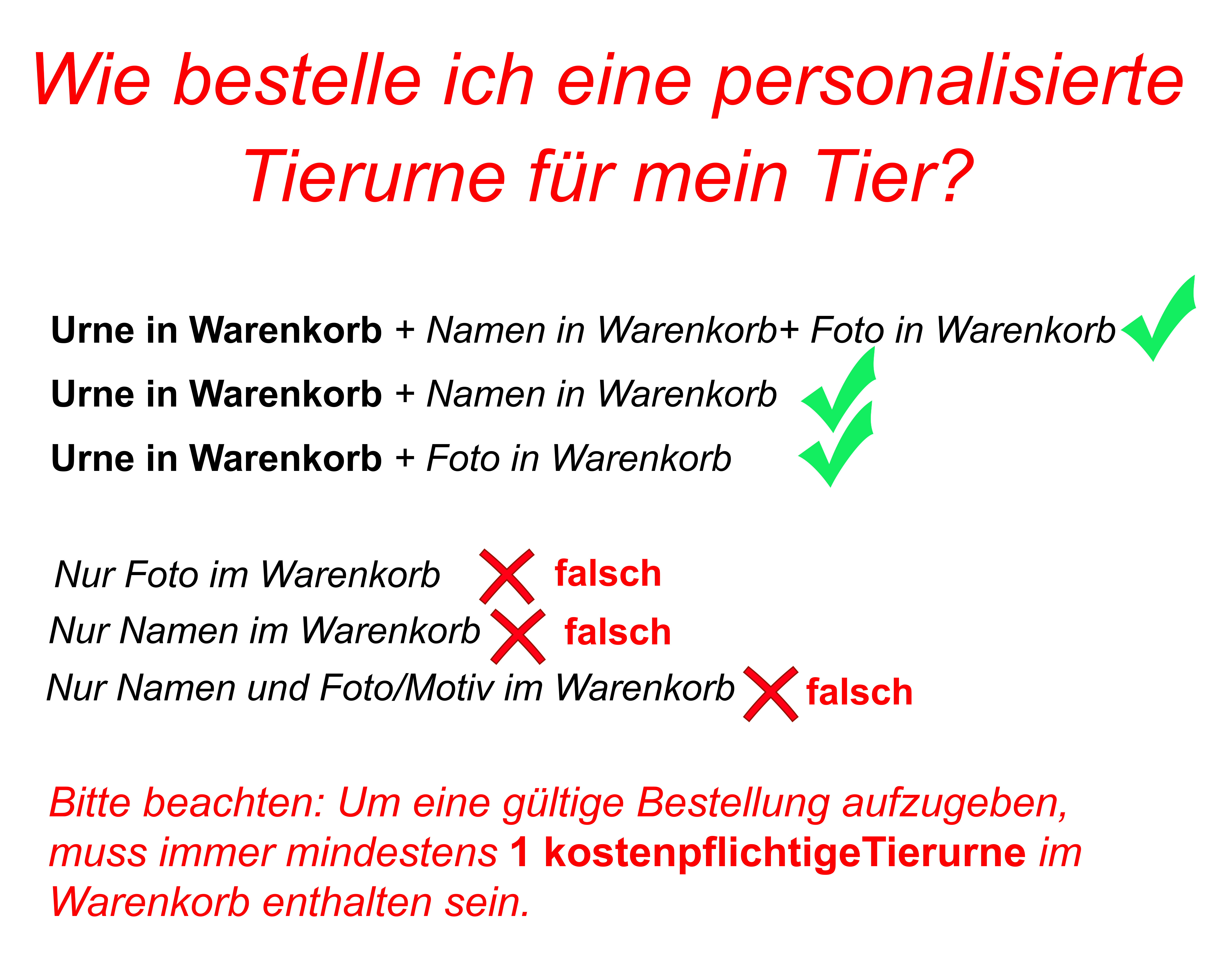 Wie bestelle ich eine personalisierte Urne