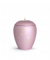 Preview: Pet Urn Verona ColourRosé with 4 Brushed Pawsight Lid