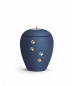Preview: Tierurne in Navy 4 Pfoten mit Teelichtdeckel
