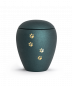 Preview: Tierurne Verona Farbe Petrol mit 4 Pfoten