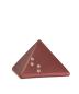 Preview: Keramikurne Pyramide mit 4 glänzenden Pfoten diverse Farben versch. Größen