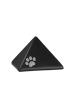Preview: Pyramide Pfote Kristall schwarz