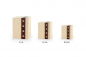 Preview: Tierurne Holz Kanadischer Ahorn mit Pfotenband