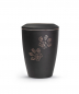 Preview: Pet Urn Edition Lina with brushed gold band domed lid