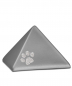 Preview: Ceramic urn pyramid with crystal paw various colours different sizes