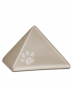 Preview: Ceramic urn pyramid with crystal paw various colours different sizes