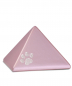 Preview: Ceramic urn pyramid with crystal paw various colours different sizes