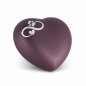 Preview: Buy Pet Urn Colour: Berry Motif Infinity Paw Heart cheap