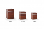 Preview: Tierurne Holz Indischer Apfel mit Silberband