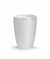 Preview: Pet Urn Edition Lina with brushed gold band domed lid