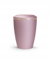 Preview: Pet Urn Edition Lina with brushed gold band domed lid