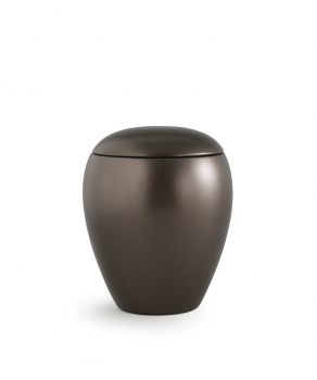 Tierurne Crystal mit/ohne Gedenklicht, Größe: 0,5 L / 1,5 L Farbe:  Perlmutt Chocolat