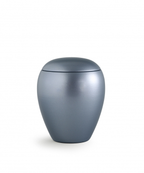 Tierurne Crystal mit/ohne Gedenklicht, Größe: 0,5 L / 1,5 L Farbe:  Perlmutt Stahlgrau