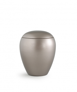 Tierurne Crystal mit/ohne Gedenklicht, Größe: 0,5 L / 1,5 L  Farbe:  Perlmutt Fumé