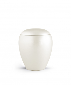 Tierurne Crystal mit/ohne Gedenklicht, Größe: 0,5 L / 1,5 L Farbe:  Perlmutt Champagner