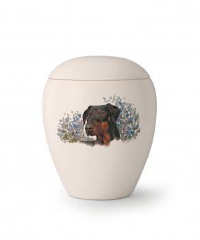 Tierurne Edition Bianco   Rasse: Dobermann