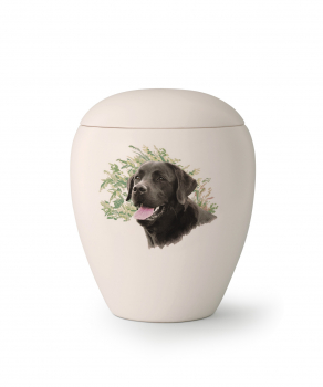 Tierurne Edition Bianco   Rasse: Labrador Retriever schwarz