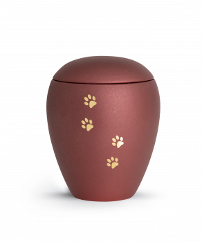 Tierurne Edition Verona 4 Pfoten Farbe: Rubin