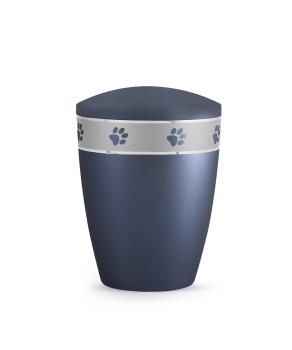 Biodegradable animal urns made of natural material for indoors and outdoors Colour blue