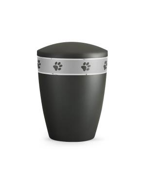 Biodegradable animal urns made of natural material for indoors and outdoors Colour black