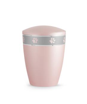 Biodegradable animal urns made of natural material for indoors and outdoors Colour rose