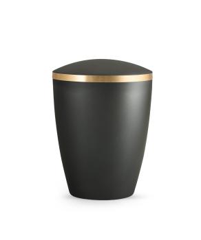 Biodegradable animal urns made of natural material for indoors and outdoors Colour black