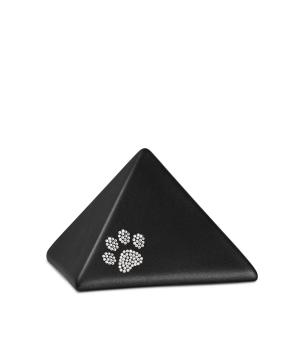 Pyramide Pfote Kristall schwarz
