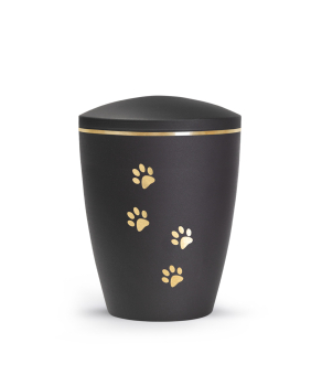 Biologisch abbaubare Tierurnen aus Naturstoff für Drinnen und Draußen Farbe Rosé