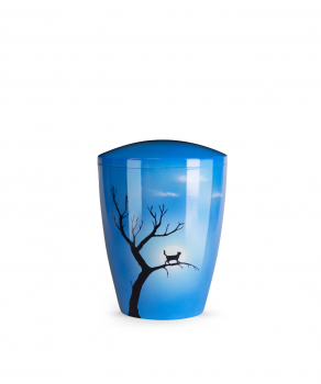 Tierurne Edition Airbrush Motiv: "Katze Mond"
