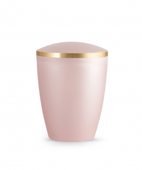 Biologisch abbaubare Tierurnen aus Naturstoff für Drinnen und Draußen Farbe Rose