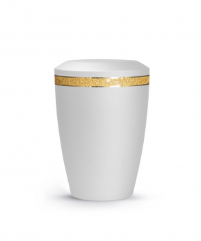 Tierurne Edition Glamour mit Glitterband flacher Deckel