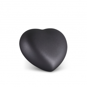 Tierurne Edition Herz schlicht  Farbe: Schwarz versch. Größen