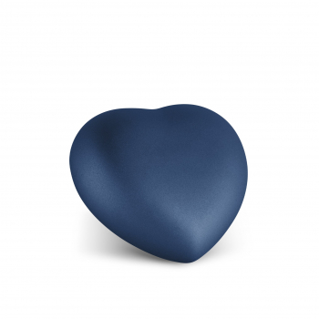 Tierurne Edition Herz schlicht  Farbe: Navy versch. Größen