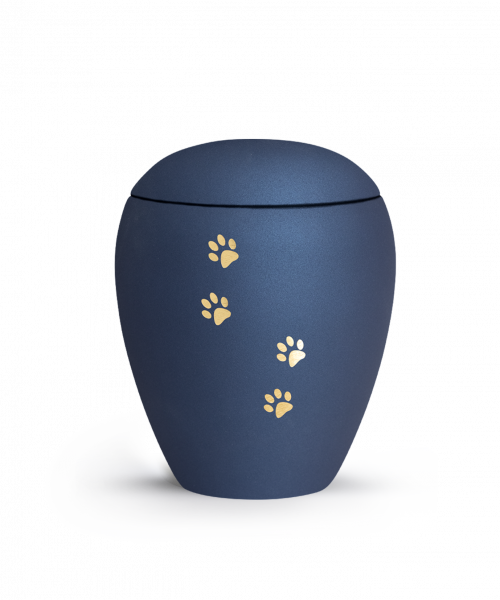 Tierurne Verona Farbe Navy mit 4 Pfoten