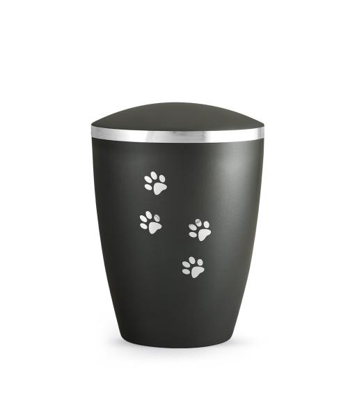 Biodegradable animal urns made of natural material for indoors and outdoors Colour black