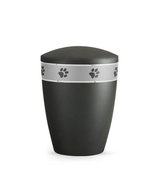Biodegradable animal urns made of natural material for indoors and outdoors Colour black