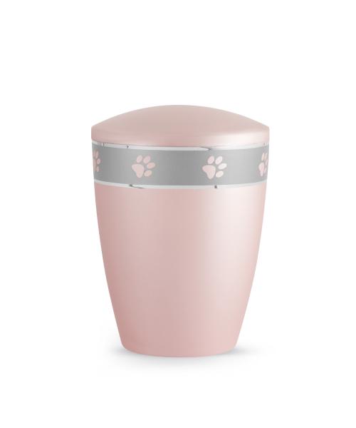 Biodegradable animal urns made of natural material for indoors and outdoors Colour rose