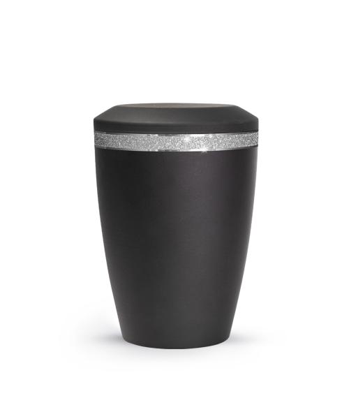 Tierurne Edition Glamour mit Glitterband flacher Deckel