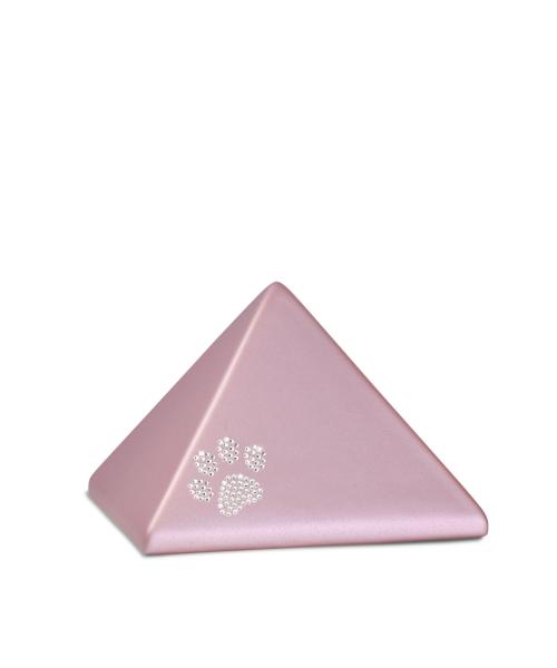 Pyramide Pfote Kristall rose