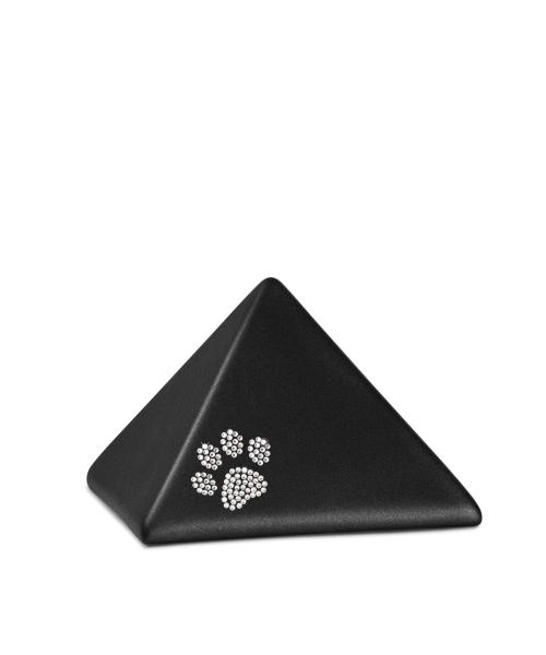 Pyramide Pfote Kristall schwarz