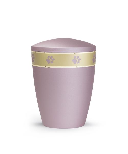 Biodegradable animal urns made of natural material for indoors and outdoors