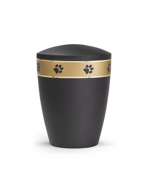 Biodegradable animal urns made of natural material for indoors and outdoors