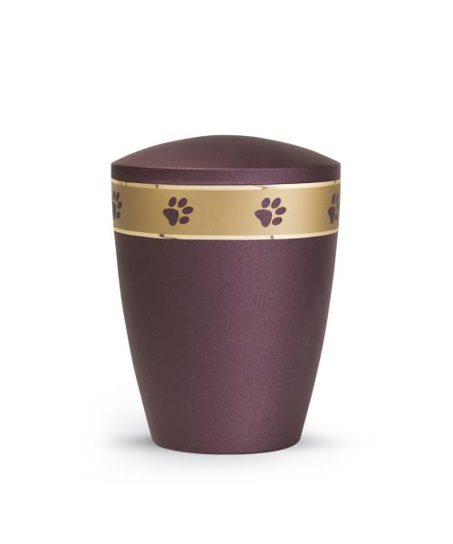 Edition Patas pet urn with paw band P1 in various sizes and colors
