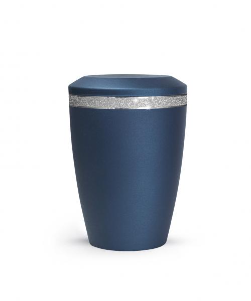 Tierurne Edition Glamour mit Glitterband flacher Deckel