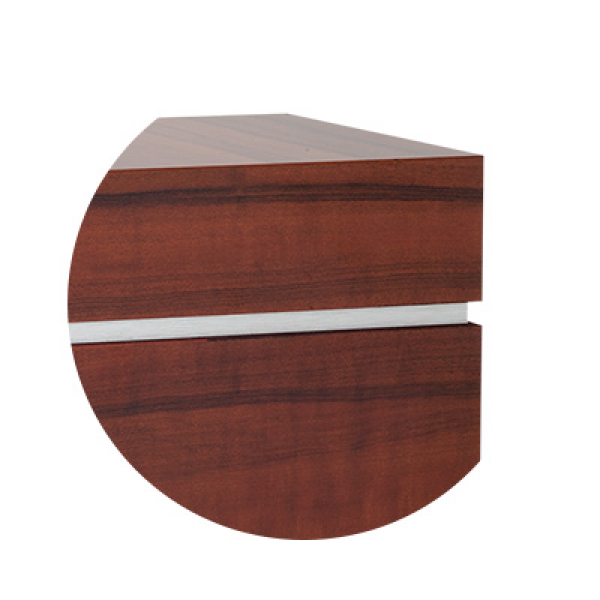 Tierurne Holz Indischer Apfel Detail Silberband