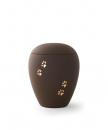 Tierurne Keramik Edition Siena 4 Pfoten  Farbe:  Café