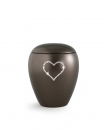 Tierurne Crystal Chocolat mit Kristall-Herz