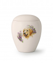 Tierurne Golden Retriever handbemalt