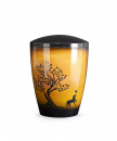 Airbrush Tierurne mit Motiv Hund Baum